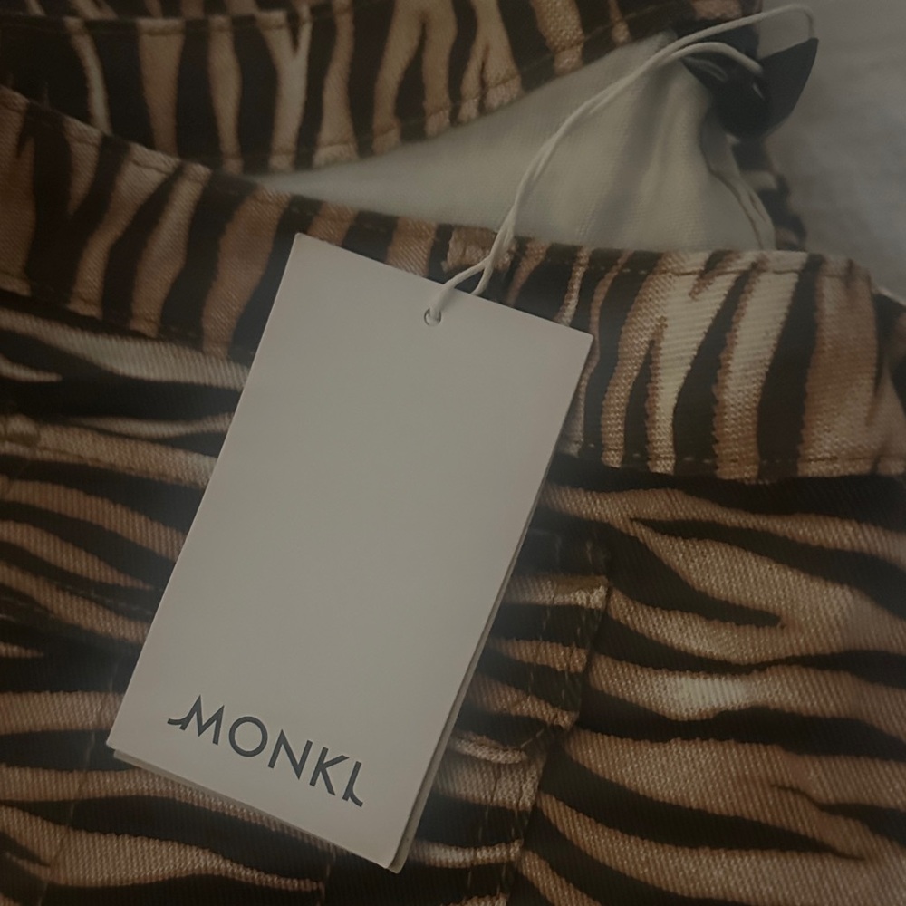 Monki Wild Stripe Trousers